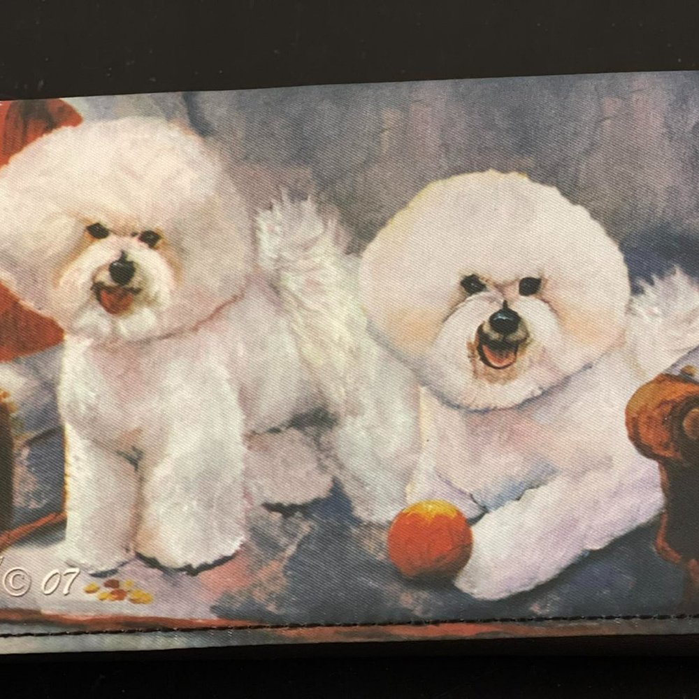 Best Friends Dog Wallet artist Ruth Masytead